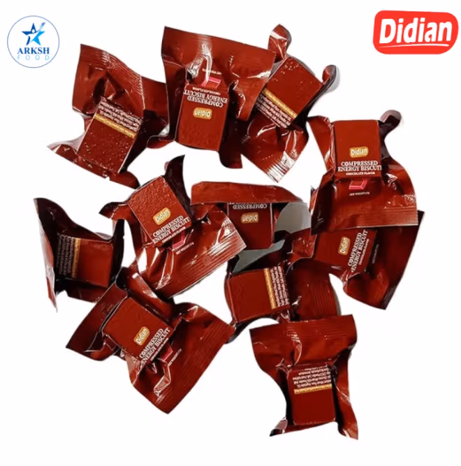 Didian Compressed High Energy Biscuit (Chocolate Flavor) 300g (15 g x 20 packs)	